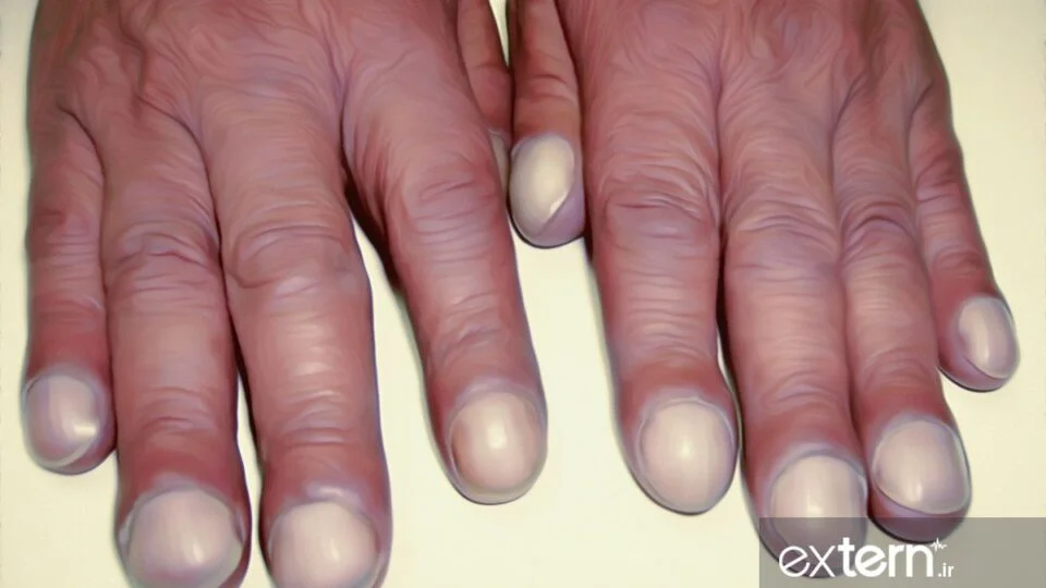 کلابینگ ناخن انگشتان در سندرم پوئمز POEMS